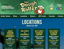 Tablet Screenshot of doughrollerrestaurants.com